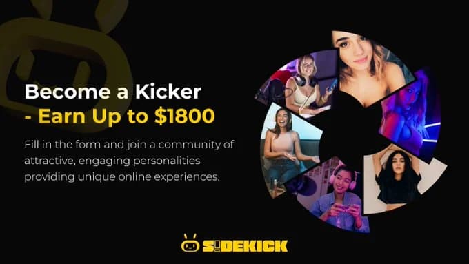 Join Sidekick as a Kicker and Earn Big: Up to $1,800 Monthly!