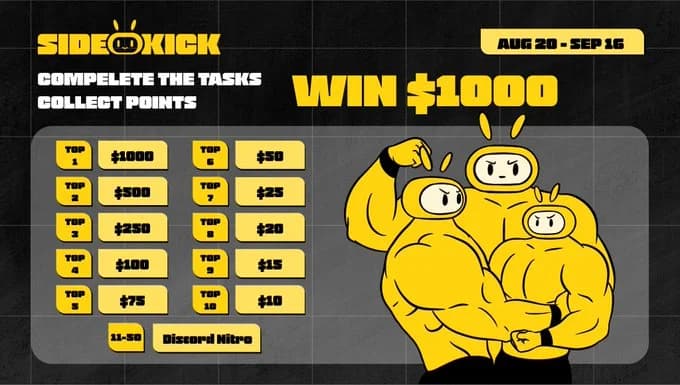 Collect Points and Win Up to $1000 in the Epic Kick-Off!