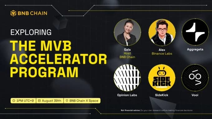 Join Us  for the MVB Accelerator Program Discussion With BNB Chain