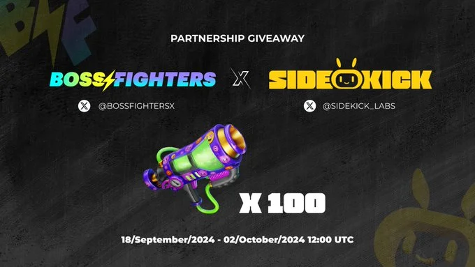 Sidekick Labs Teams Up with BOSS FIGHTERS for an Exclusive NFT Giveaway