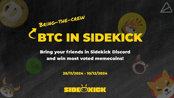 BTC in Sidekick